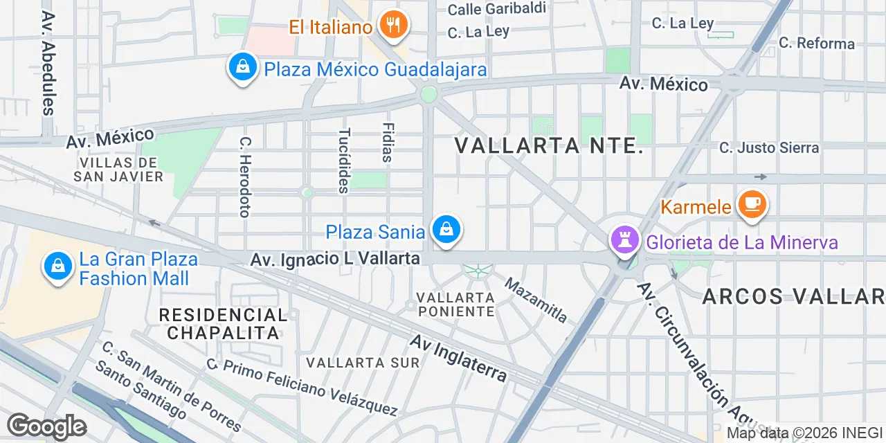 Av. Ignacio L Vallarta 3300,Vallarta Nte., Guadalajara 44690