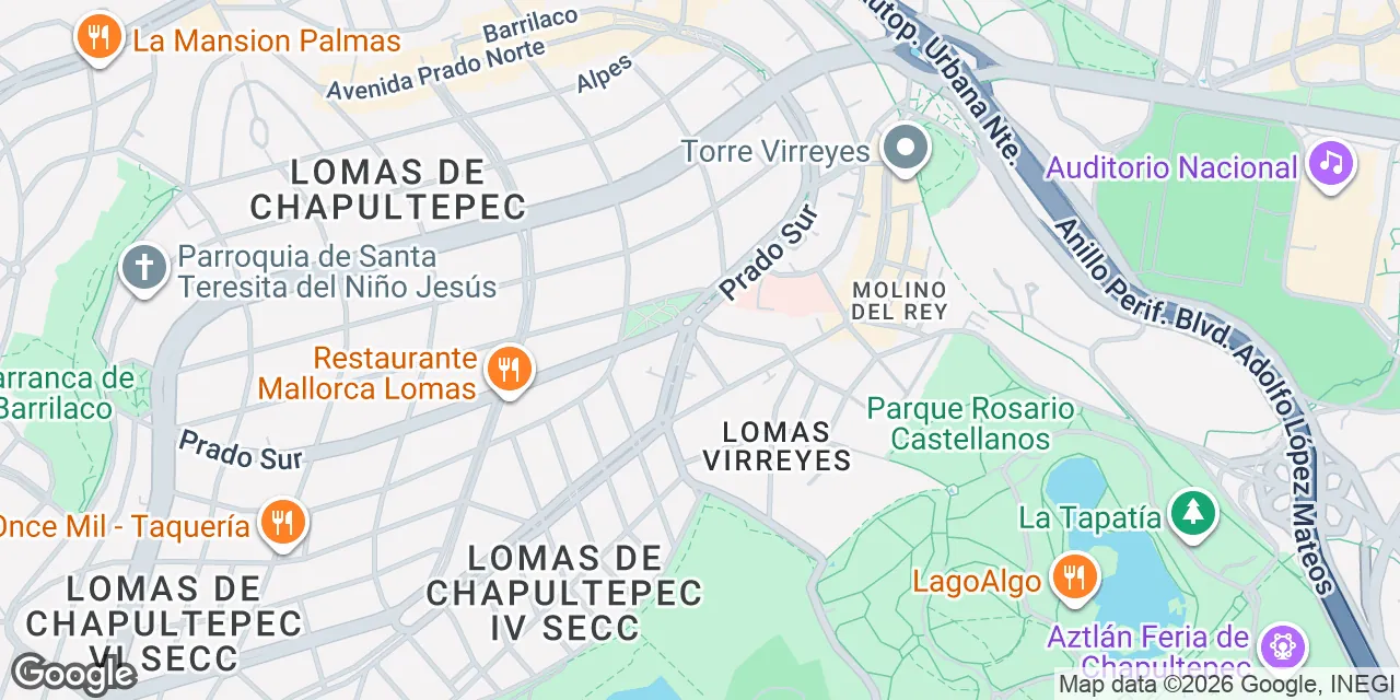 Blvd. de los Virreyes 80, Lomas de Chapultepec IV seccion,Miguel Hidalgo, Mexico City Miguel Hidalgo 11000