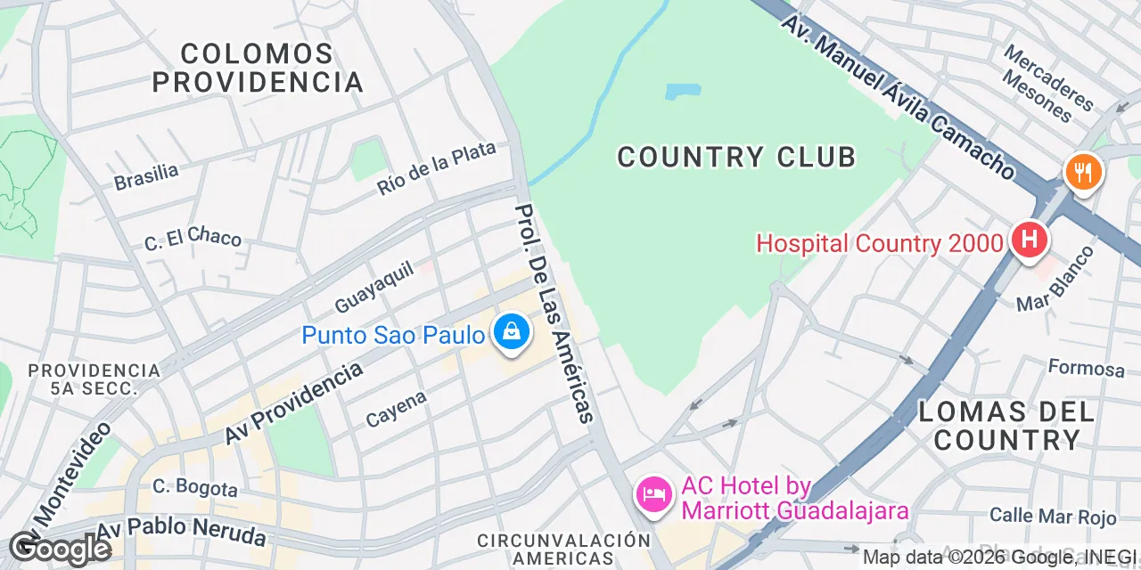 Av. de las Américas #1586,Country Club, Guadalajara 44610