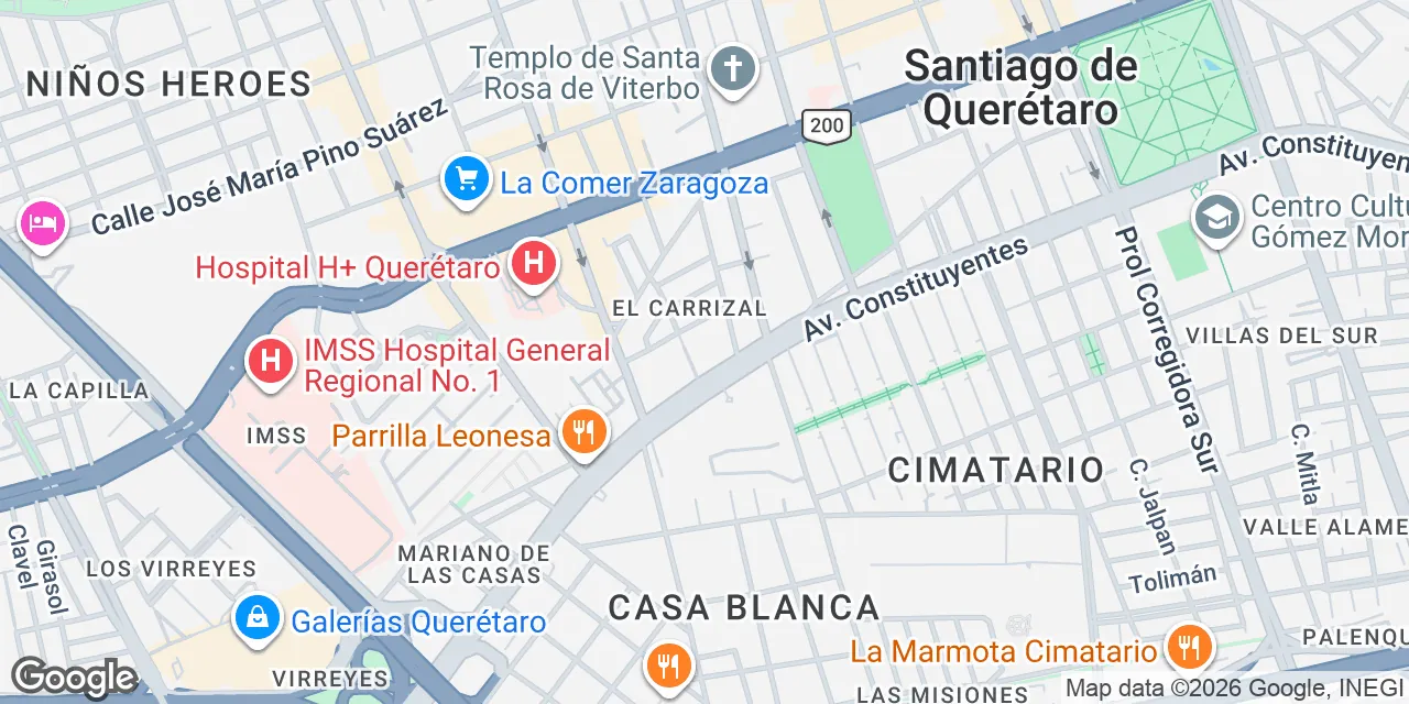 Avenida Constituyentes 120,El carrizal, Santiago de Queretaro 76030