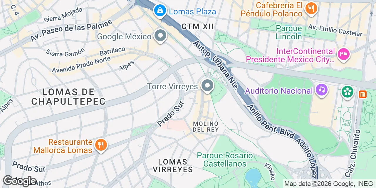 Monte Pelvoux 220 esq. Prado Sur,piso 3, col. Lomas de Chapultepec, Mexico City Miguel Hidalgo 11000