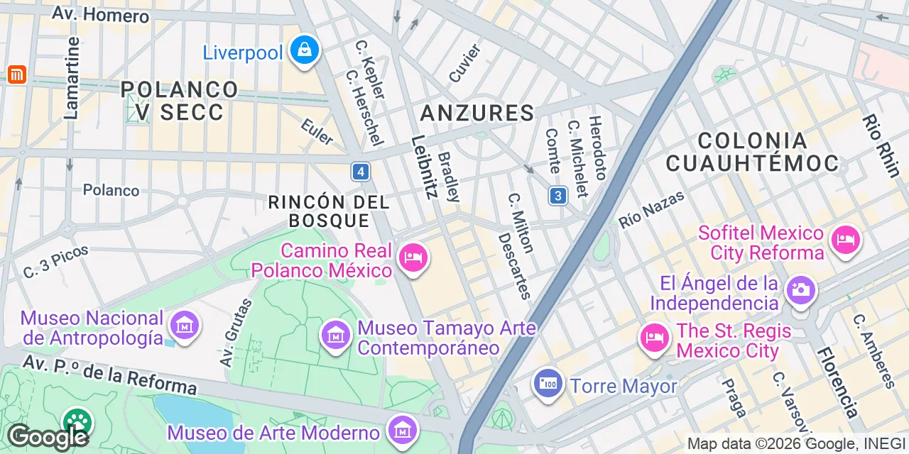 Leibnitz 117,piso 3, Mexico City Miguel Hidalgo 11590