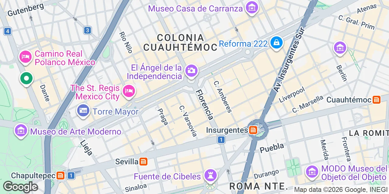 Paseo de la Reforma 342,piso 26, col. Juárez, Mexico City Cuauhtemoc 06600