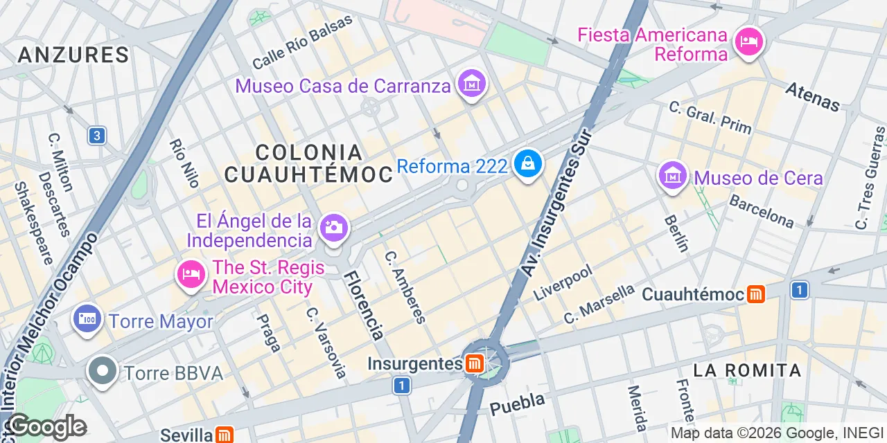 Paseo de la Reforma 284,piso 17, Mexico City Cuauhtemoc 06600
