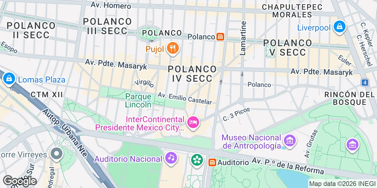 Aristóteles 77,Piso 5, Mexico City Miguel Hidalgo 11560