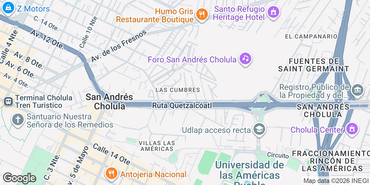 Edificio ET, Carretera Lateral Sur Recta Cholula Y/O,Ruta Quetzalcóati 3002-1, Puebla 72810