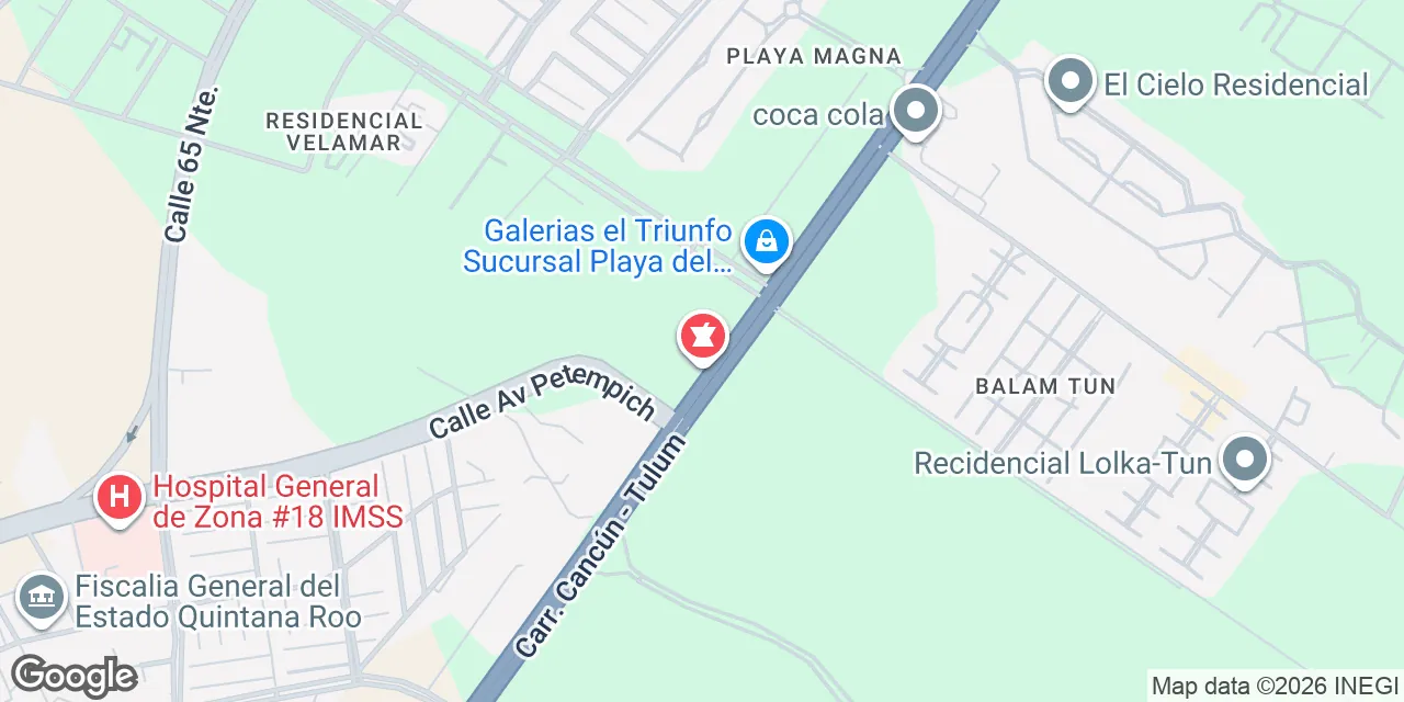 Plaza Palmeras,Carretera Federal 307, Quintana Roo,LT 02 MZA 04, Locales 111 112 Y 113, Playa del Carmen 77712