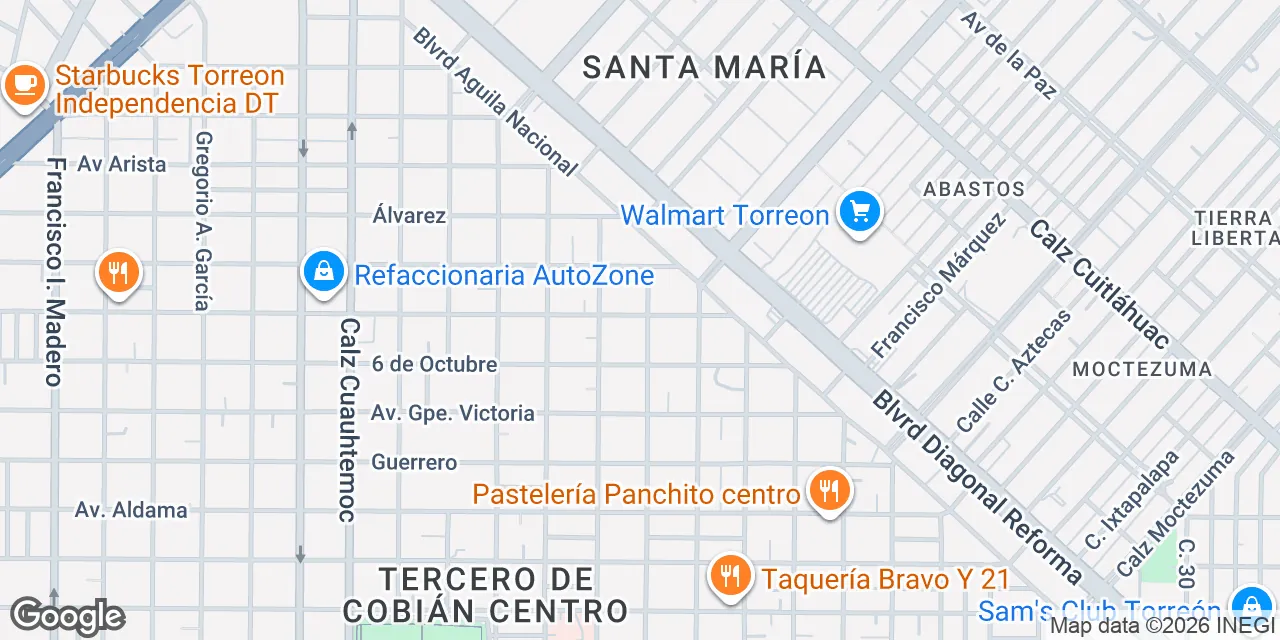 Calle Zacatecas Oriente 1897,Colonia Centro,Torreón, Coahuila de Zaragoza, Torreon 27000