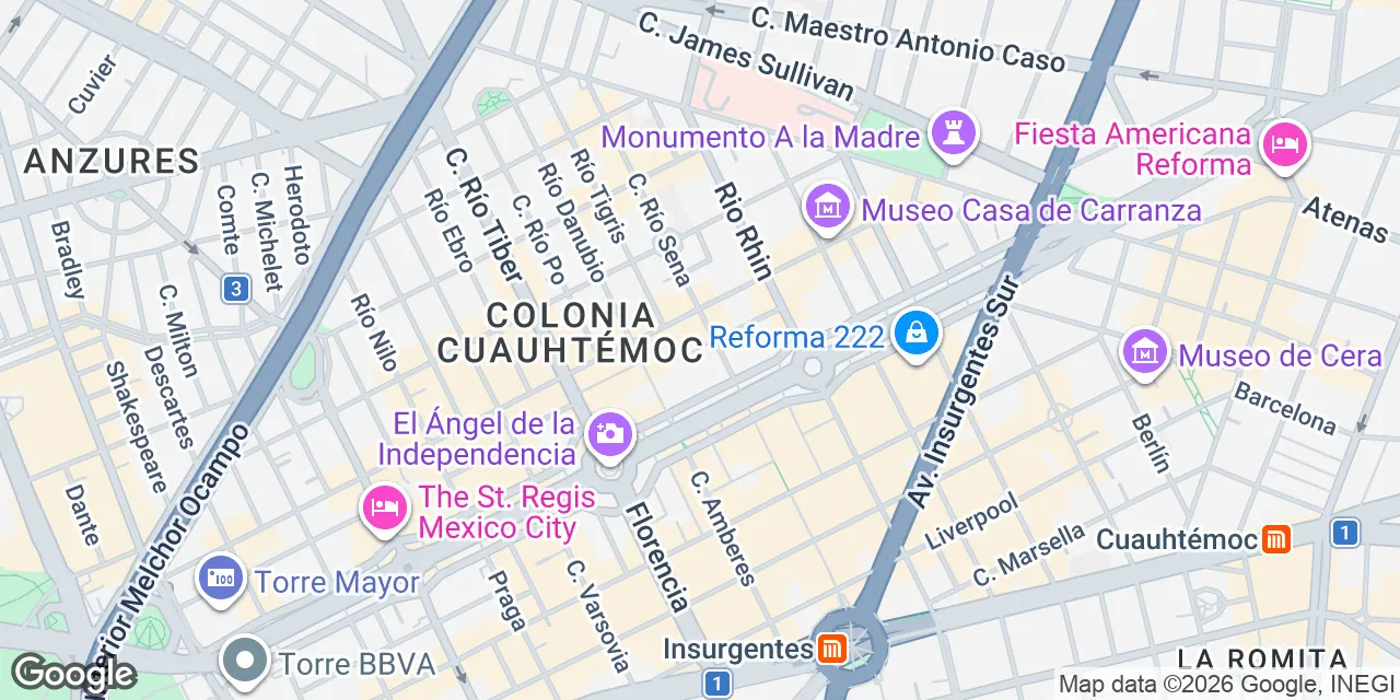 Av. Paseo de la Reforma 295, Mexico City 06500