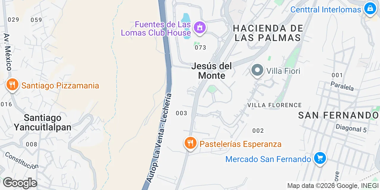 Av. Jesus del Monte 271 - Jesus del Monte, Mexico City Cuajimalpa 52763