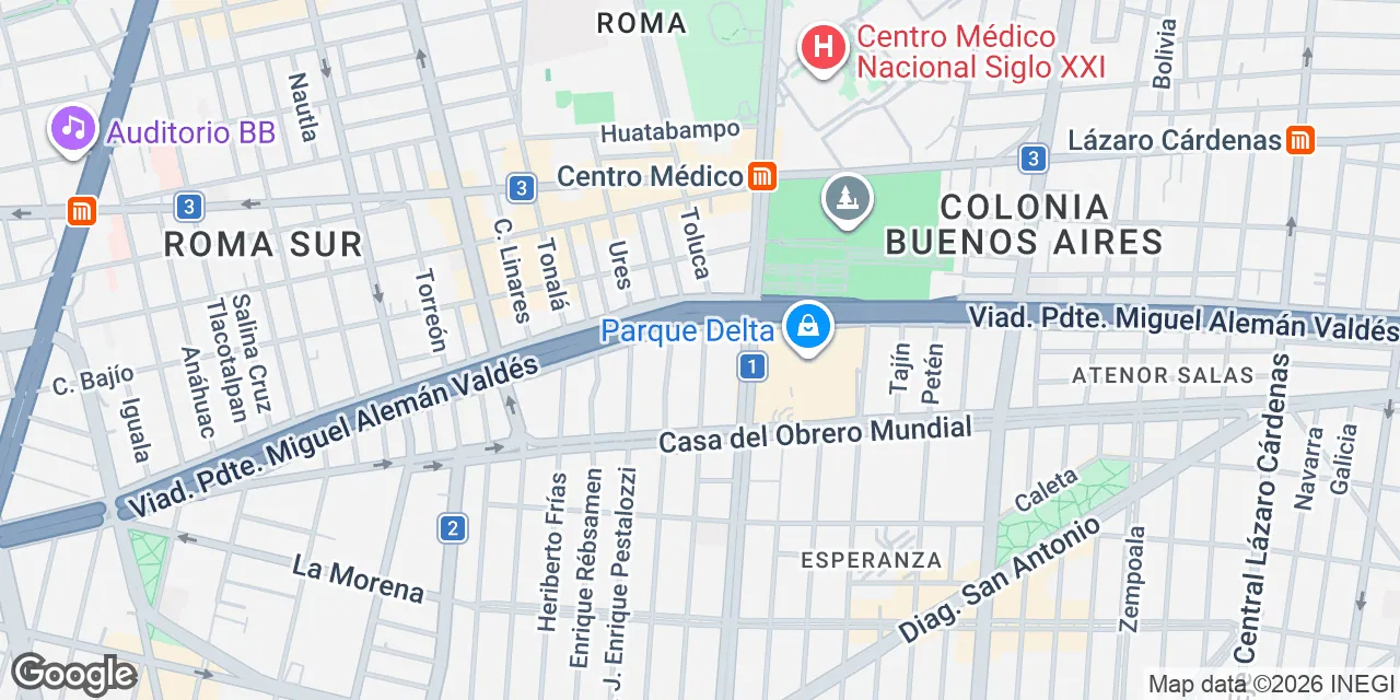 Anaxágoras 29, Mexico City Cuauhtemoc 03000