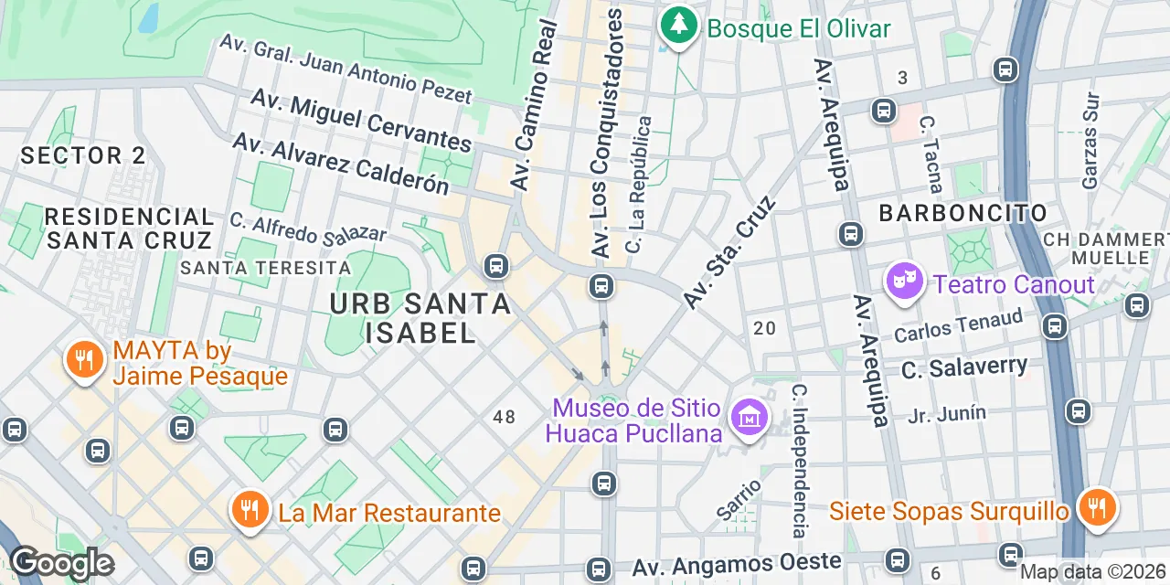 Av. Conquistadores 1136 -1150,San Isidro, Lima 15073