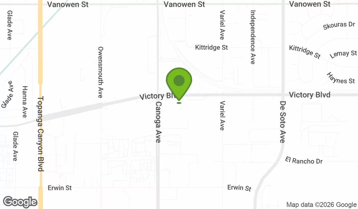 Victory Boulevard 21300, Woodland Hills, CA 91367