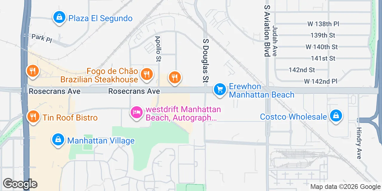 Rosecrans Avenue 1600, Manhattan Beach CA 90266