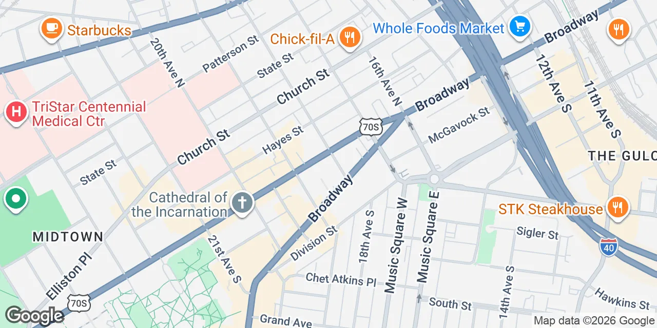 West End Avenue 1801, Nashville, TN 37203