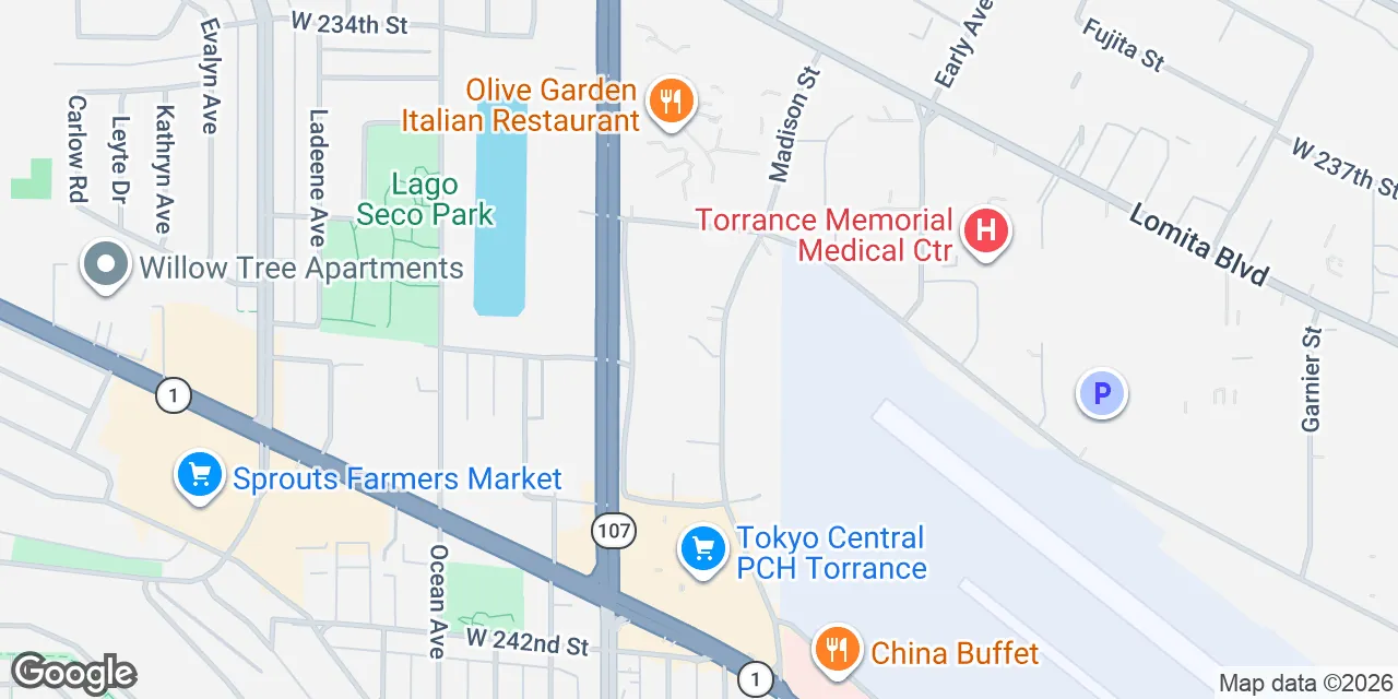 23820 Hawthorne Blvd, Bldg. 3,Suite 101, Torrance, CA 90505