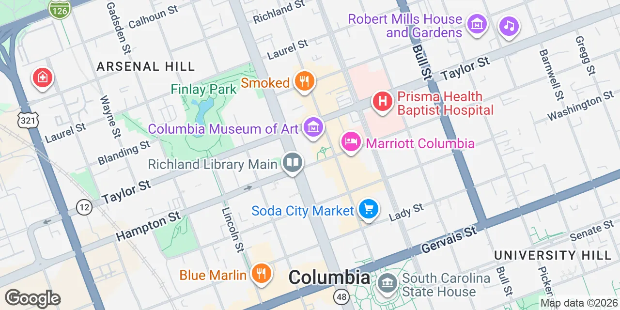 1501 Main St.,Suite 501, Columbia, SC 29201