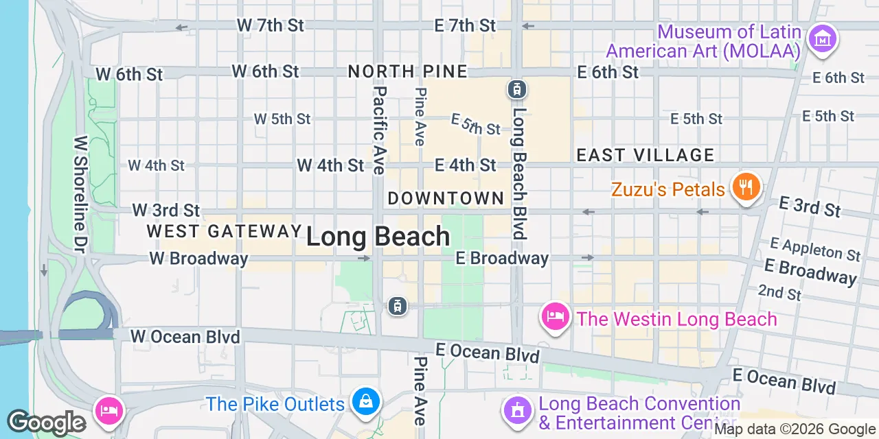120 E 3rd St,1st and 2nd Floor, Long Beach,	 CA 90802