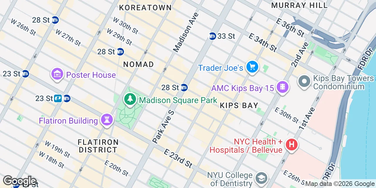 401 Park Avenue South,10th Floor, New York Grand Central, NY 10016