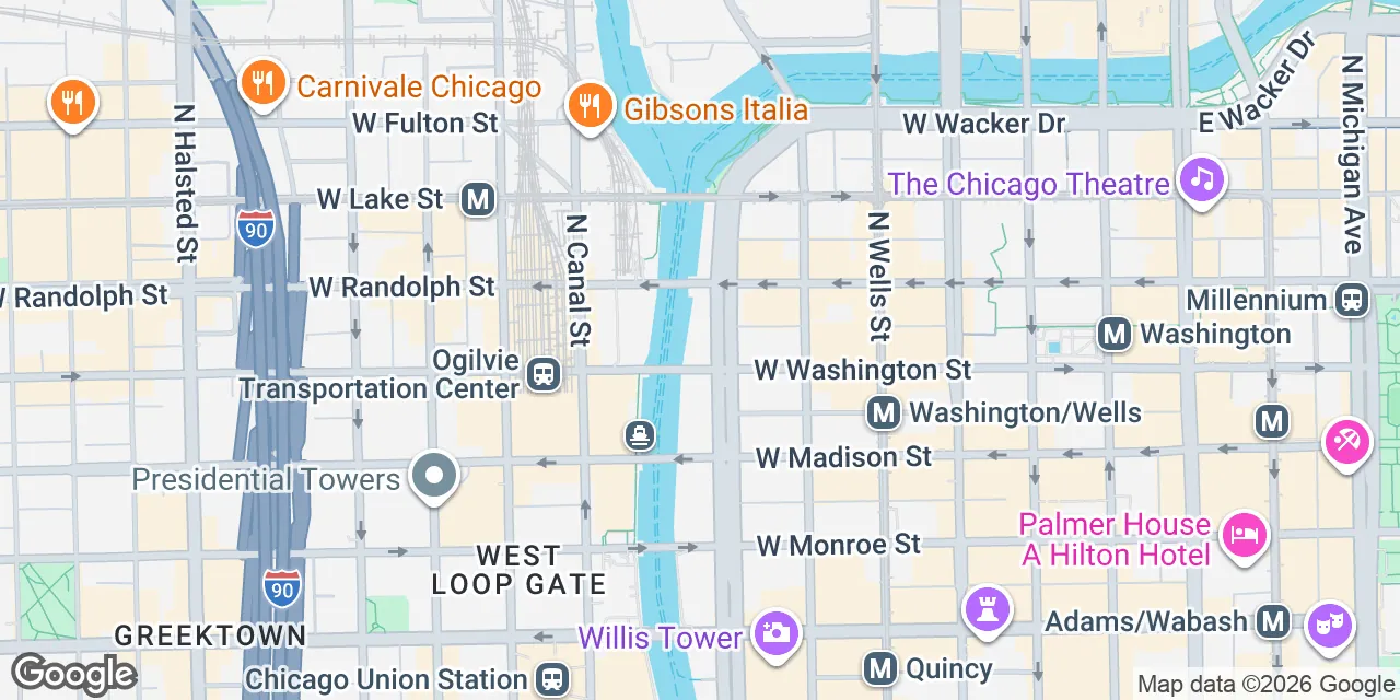 110 North Wacker Drive,Suite 2500, Chicago West Loop, IL 60606