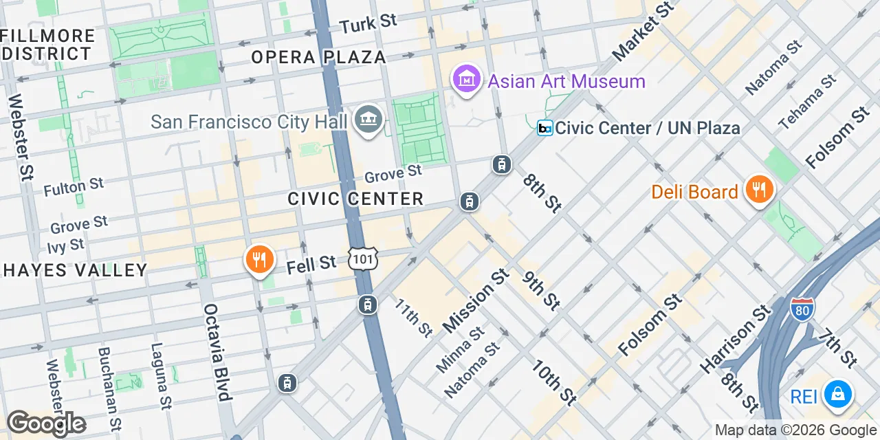 1390 Market Street,Civic Center, Suite 200, San Francisco Downtown, CA 94102