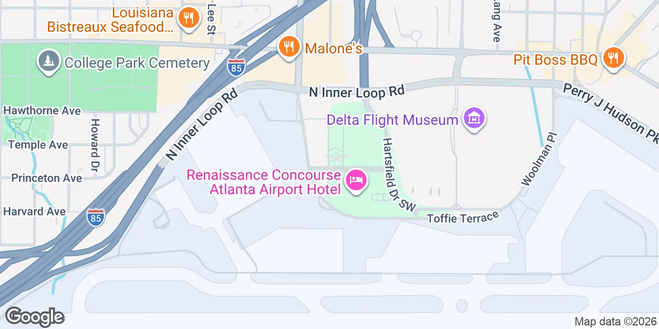 100 Hartsfield Centre Parkway College Park,#500, Atlanta Airport, GA 30354