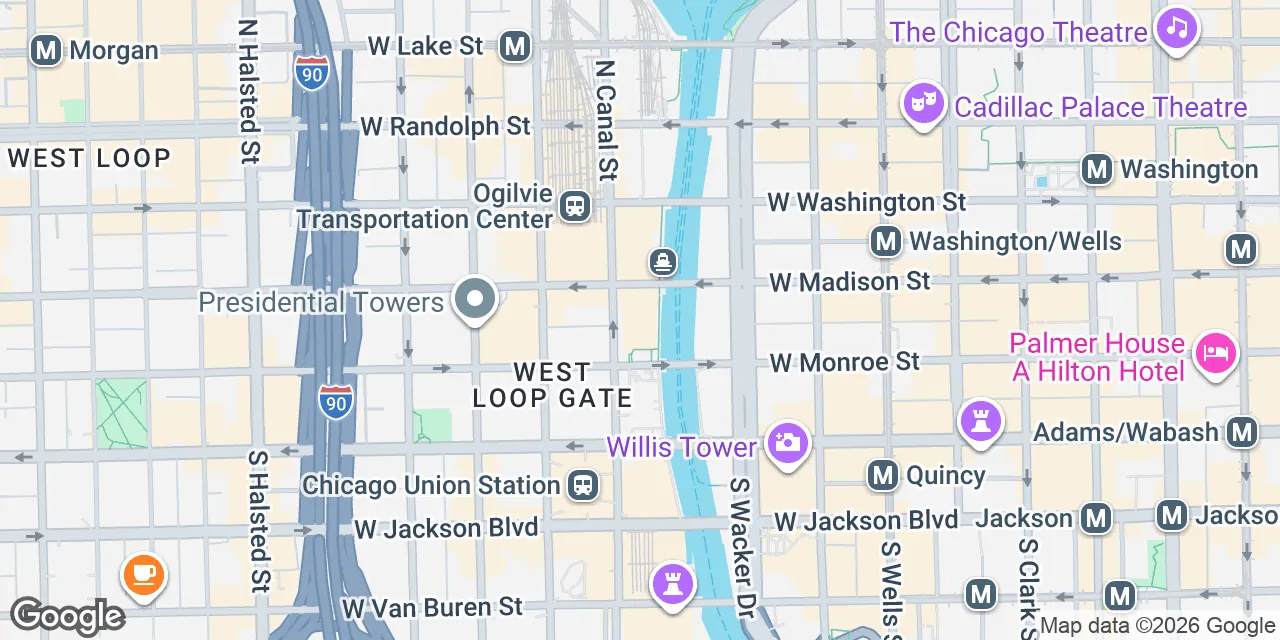 10 South Riverside Plaza,West Loop, Suite 875, Chicago West Loop, IL 60606