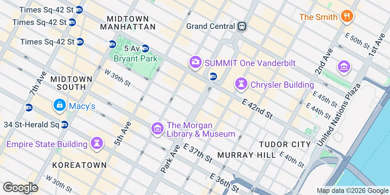 100 Park Avenue,16th Floor, New York Grand Central, NY 10017