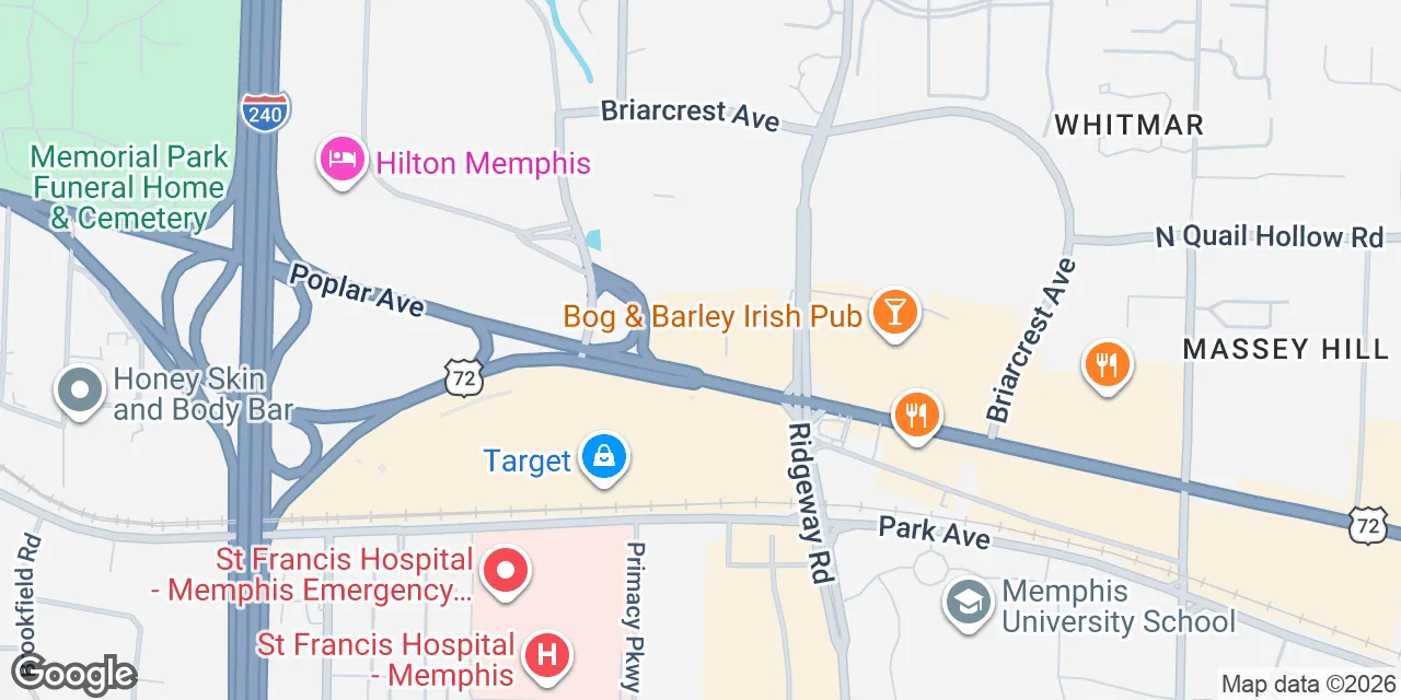 6000 Poplar Avenue,Suite 250, Memphis, TN 38119