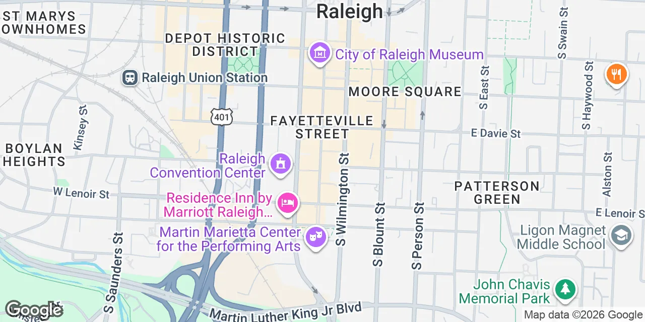 421 Fayetteville Street,Downtown, Suite 1100, Raleigh, NC 27601