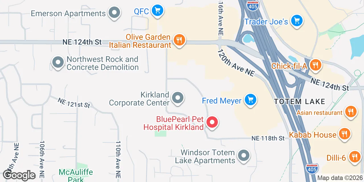 11335 NE 122nd Way,Suite 105, Kirkland, WA 98034