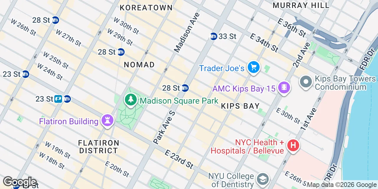 401 Park Avenue South,10th Floor, New York Grand Central, NY 10016