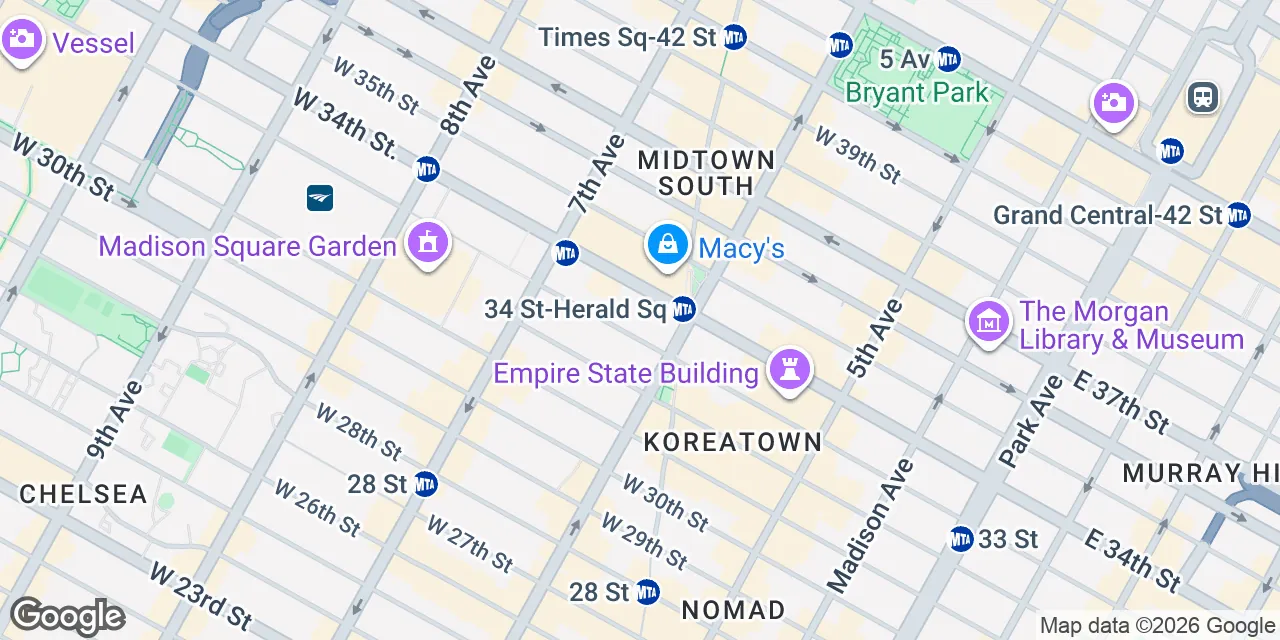 112 West 34th Street 18th floor, New York Chelsea, NY 10120