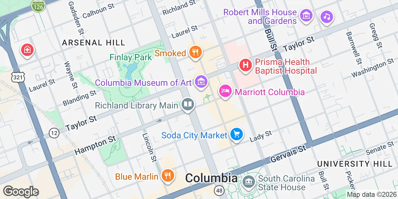 1501 Main St.,Suite 501, Columbia, SC 29201
