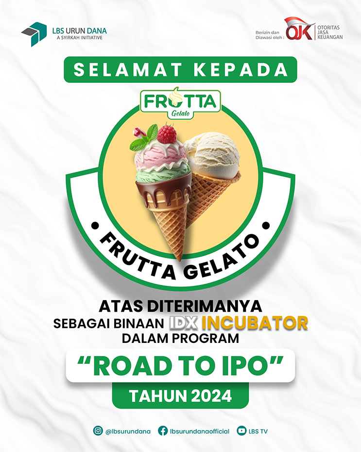 Dengan Dukungan LBS Urun Dana, Frutta Gelato (PT Bali Internusa Gelatonesia) berpotensi IPO 2024