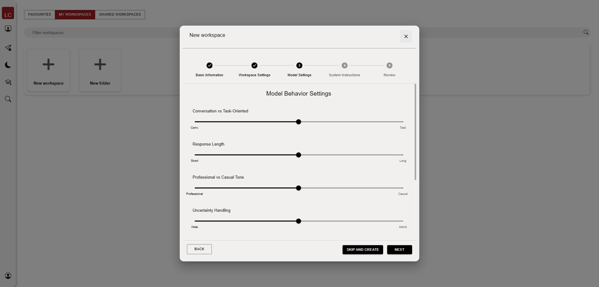 22_3nn. Model Settings New WS Form
