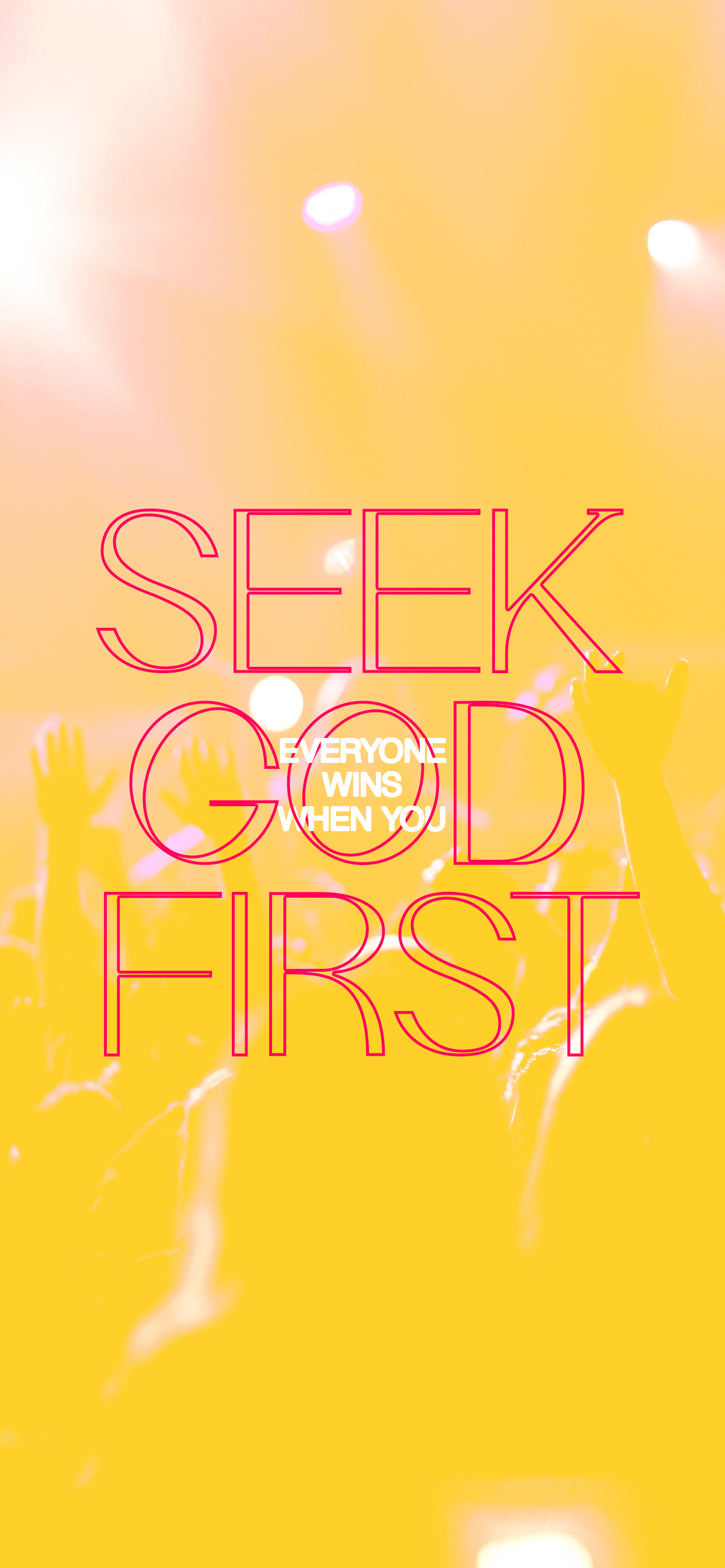 seek god first