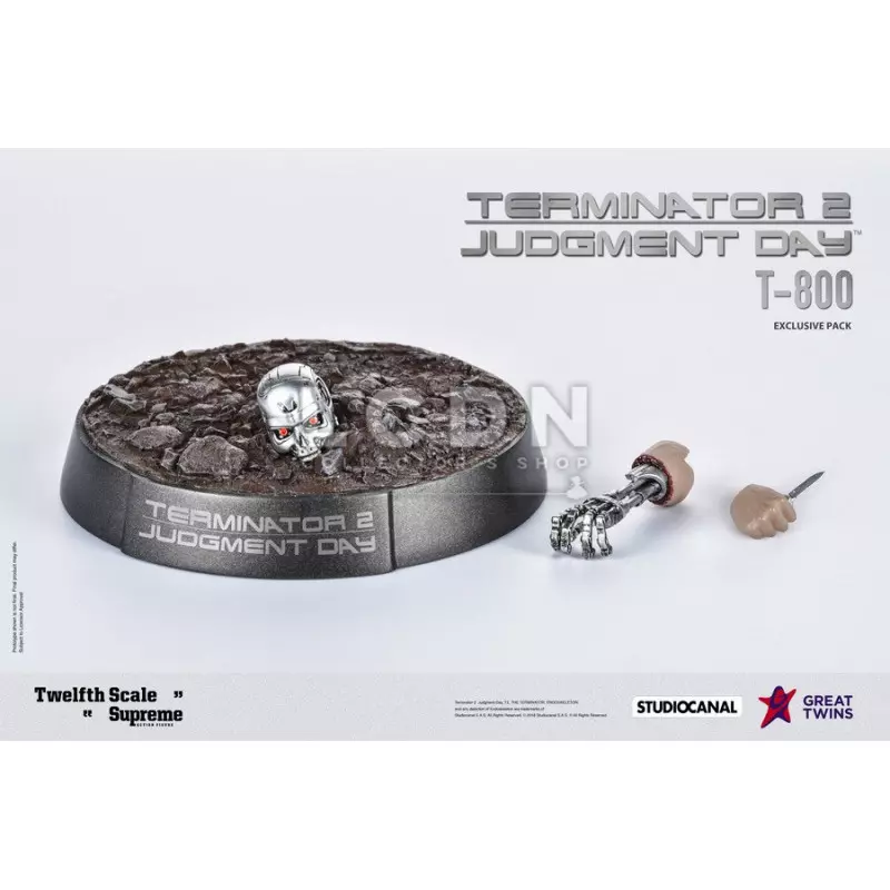 Terminator 2 T-800 1/12 Action Figure 16cm Exclusive Version