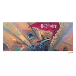 Harry Potter Lithographie du Livre La Chambre des Secrets Cover Artwork Limited Edition 42x30 cm