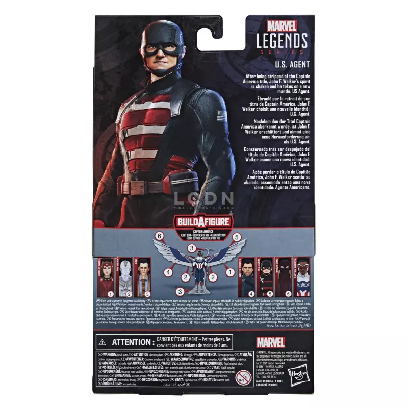The Falcon and The Winter Soldier Marvel Legends Series Avengers Action Figure U.S. Agent 15cm