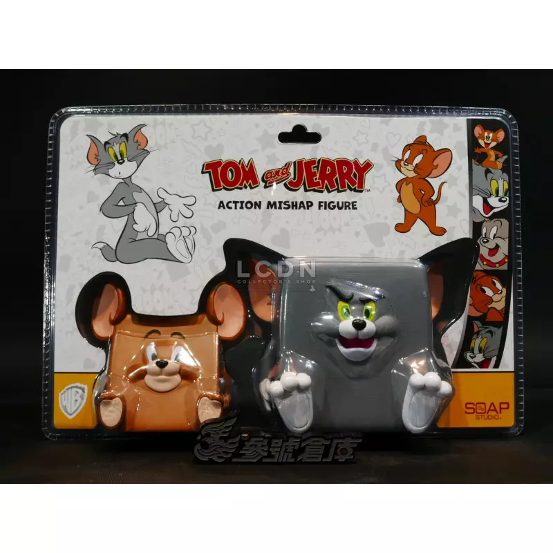 Tom &amp; Jerry Action Mishap PVC Statues Collectible Set 10cm