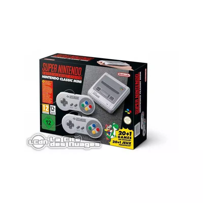 Console Retro Nintendo Classic Mini Super Nintendo Entertainment System with 21 Videogames