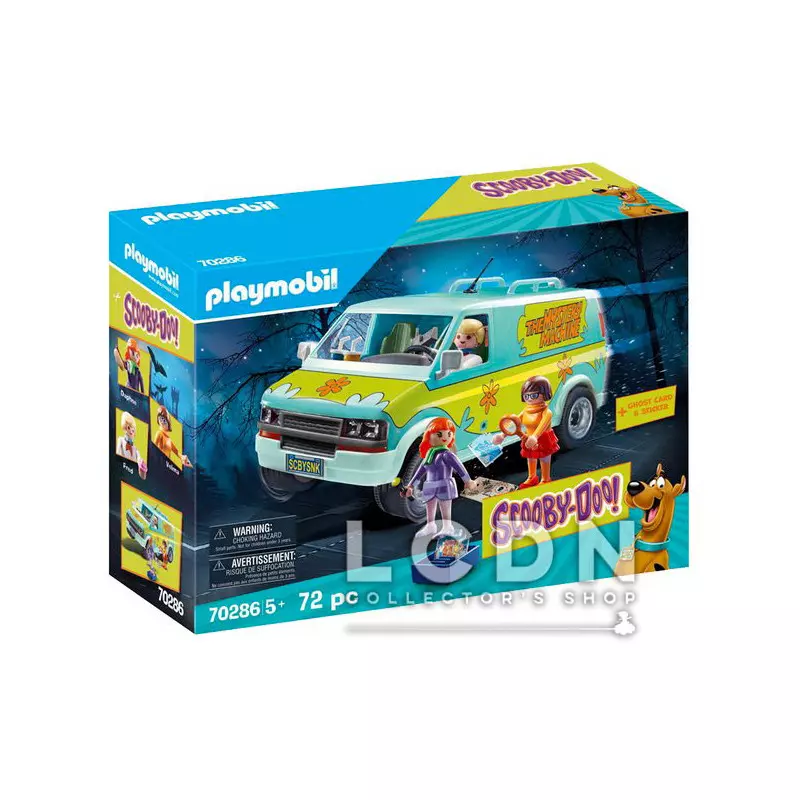 Scooby-Doo Mystery Machine avec 3 figurines Fred, Daphné et Véra Playmobil