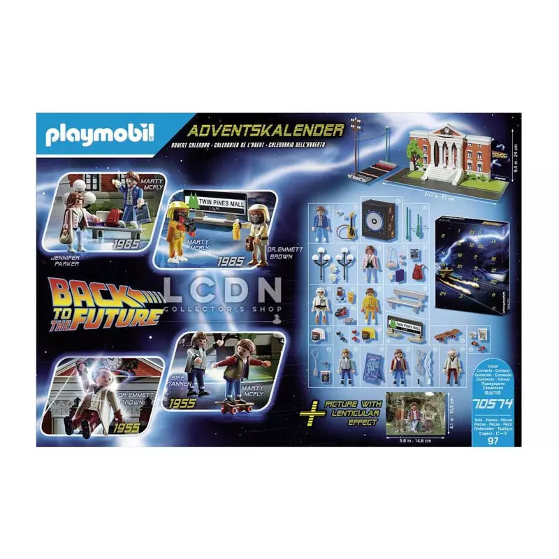 Back to the Future: Playmobil Back to the Future 97-piece Advent Calendar  with 7 vinyl figures