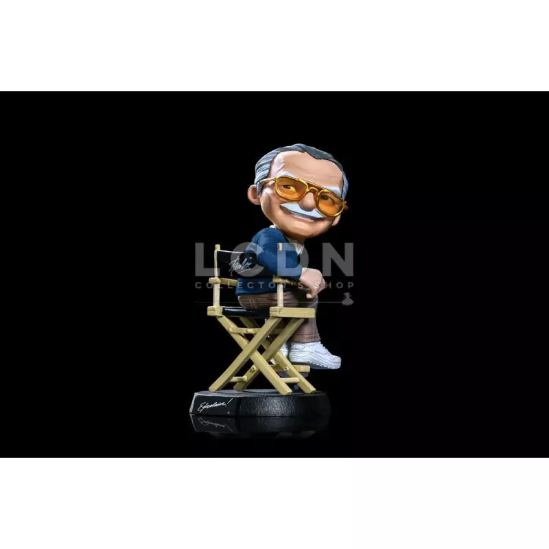 Stan Lee Statue Mini Co. PVC Blue Shirt Version 14cm