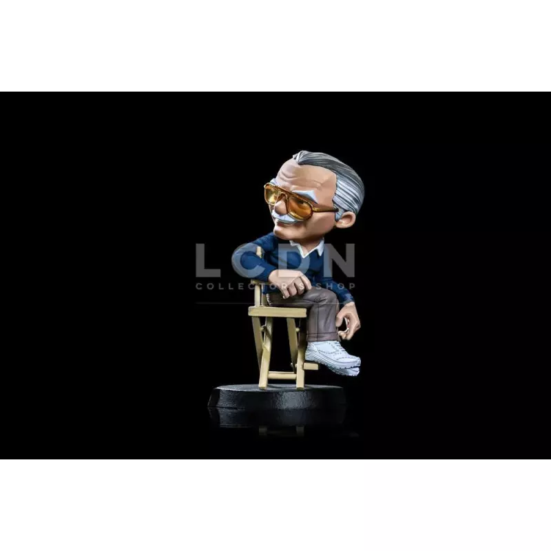 Stan Lee Statue Mini Co. PVC Blue Shirt Version 14cm
