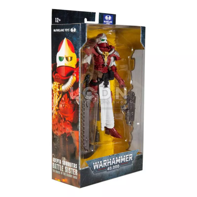 Warhammer 40k Action Figurine Adepta Sororitas Battle Sister (Order of The Bloody Rose) 18cm
