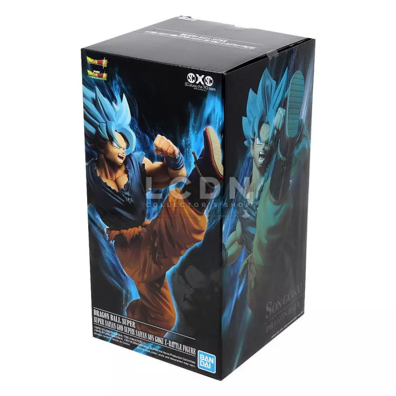 Dragon Ball Super Z-Battle PVC Statue Super Saiyan God Super Saiyan Son Goku 16 cm (Displayed Model)
