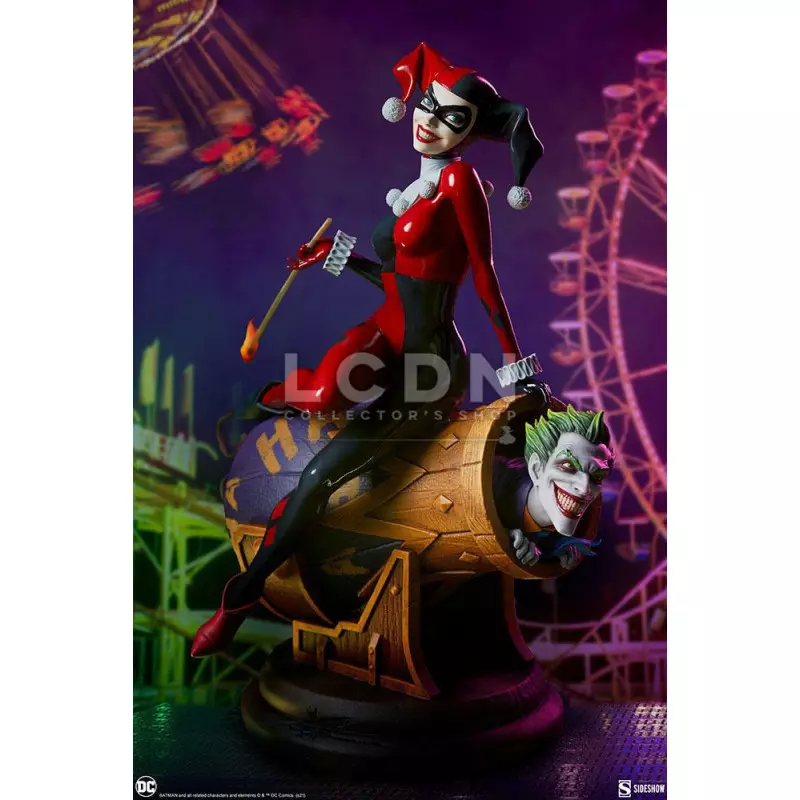 DC Comics Statue Diorama Harley Quinn et Le Joker 35cm