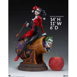 DC Comics Statue Diorama Harley Quinn et Le Joker 35cm